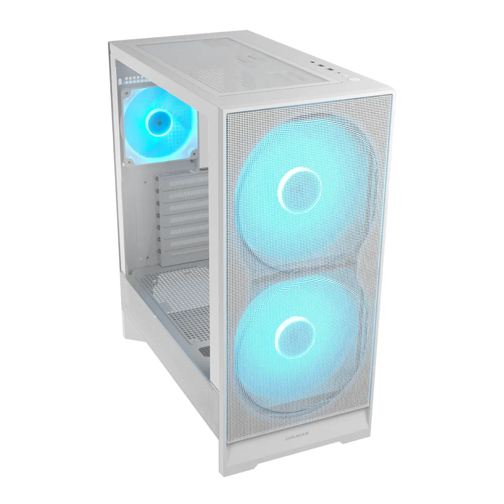 Cougar Gaming Cabinet AIRFACE 180 ARGB (White) view 3